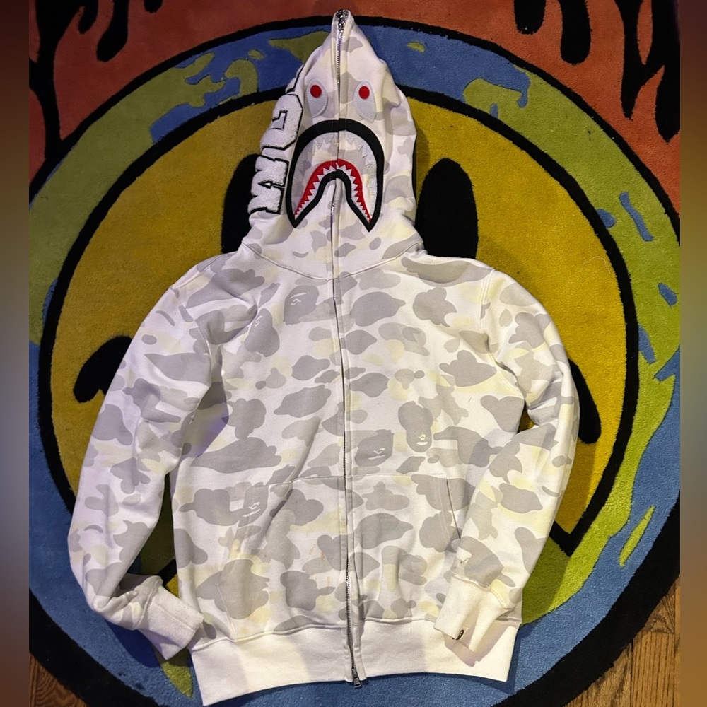 Bape shark full zip hoodie